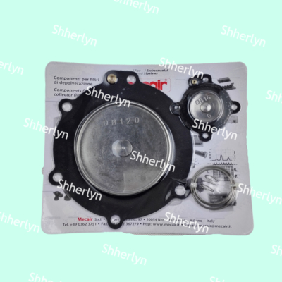 Kit de reparación de diafragma Mecair DB120 para válvula de pulso electromagnético de 3 pulgadas VEM220/VNP220 de 3 pulgadas