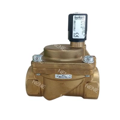 00221846 6281 G1/2 2/2 Normalmente Cerrada 13.0 Orificio de Flujo NBR Sellado Cuerpo de Latón Válvula AC220V 8W 0.2-16bar -10~+80 ℃ Válvula Solenoide BURKERT