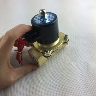 Válvula de agua con tapón de Viton DN50 UW-40 Válvula electromagnética Válvula de agua Válvula solenoide de dos vías