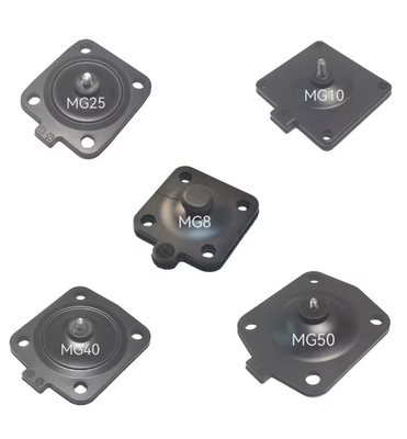 Kits de diafragma negro de una sola capa EPDM MG8 MG10 MG20 MG25 MG40 MG50 MG80 MG100 para válvula de diafragma 601 605 612 615 625
