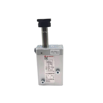 Válvula solenoide NORGREN 8020747 Válvula de control direccional neumático industrial G1/4 Válvula solenoide con rueda de mando manual