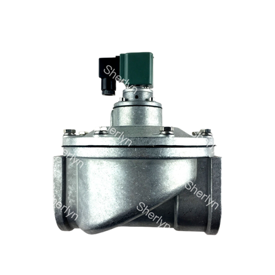 Válvula de limpieza de chorros de filtro de bolsa BFEC DMF-T-62S DN65, Cuerpo de válvula de aleación de aluminio en línea para sistema de recolección de polvo