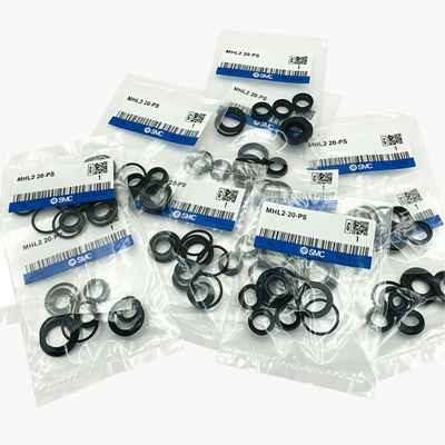 Kit de sellado de material NBR de la serie MHL2 para tamaños de perforación de 10 mm a 40 mm con mecanismo de doble pistón
