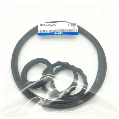 Kit de reparación de cilindros SMC compatible CS1‐300A‐PS / CS2‐300A‐PS NBR Partes de repuesto de sellado incluye anillo de limpiaparabrisas para reemplazo de cilindros de trabajo pesado CS1 CS2
