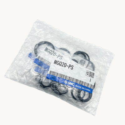 Kit de servicio de cilindro de aire SMC MGQ50-PS, paquete de sellos de goma anti fugas para cilindro guía compacto resistente a cargas laterales altas MGQ50, renovación de rendimiento del sistema neumático